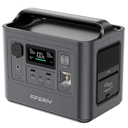 Draagbare Powerstation – Mobiele Generator – Outdoor Accu – Noodstroomvoorziening – Camping Batterij – 512 Wh Capaciteit – Snelle Oplaadtijd 1,5 Uur
