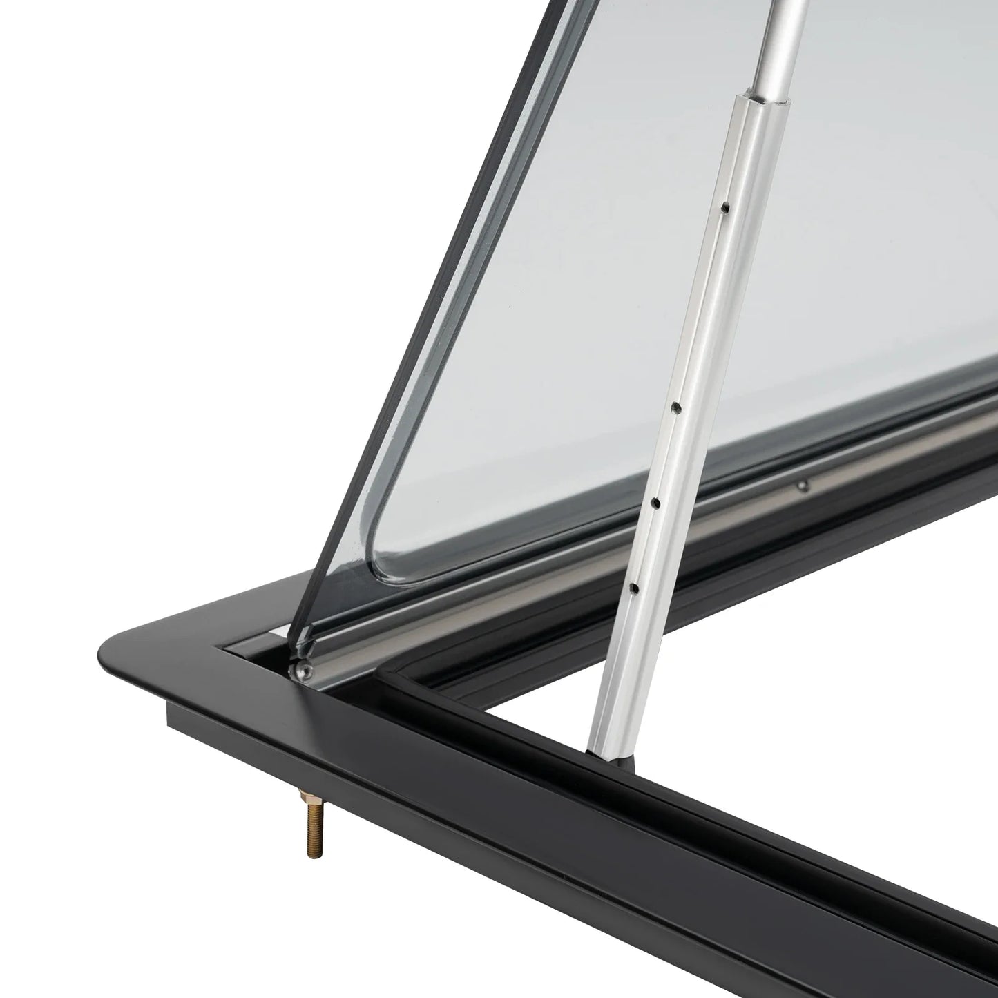 Ventilatieraam Caravan – Ventilatierooster – Caravanraam – Insectenhor – Aluminium Frame – Verstelbare Openingen – Dubbel Acryl Glas