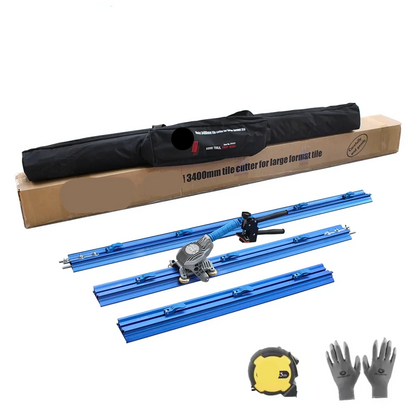 Handmatige Tegelsnijder - Tegelsnijmachine - Tegelsnijder - Grote Formaat Tegels - 2300mm - Connectable Slim System - met Zuignappen en Draagtas