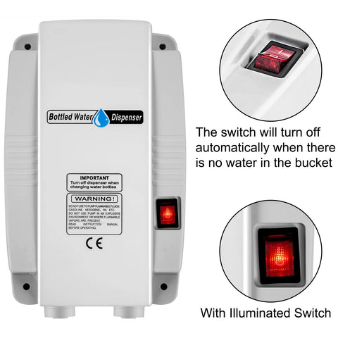 Waterdispenserpomp - Waterdispenser -Waterdispenser - Waterpomp - met enkele inlaat voor koffie/theezetapparaten, ijsmachines