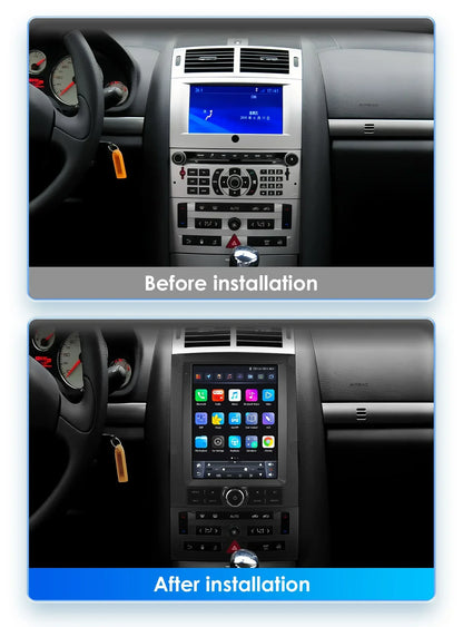 9,7 Inch Autoradio – Android Multimedia Speler – GPS Navigatie – CarPlay & Android Auto – 4G & WiFi Verbinding – Quad-Core Processor – Split Screen Functie