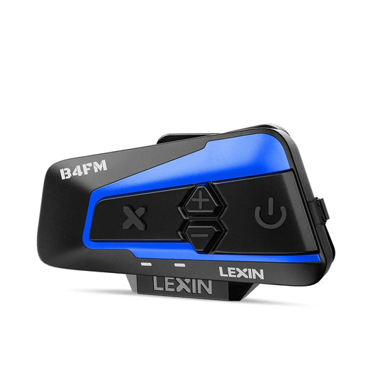 Lexin - B4FM-X - Motorfiets Intercom - Motorhelm - Bluetooth - Headsets - Handsfree - Communicator - Interphone - Voor 10 ruiters - QUORE