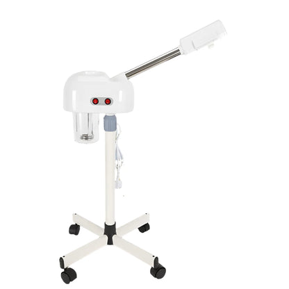 2 in1 Elektrische Gezichtsstomer - Facial Steamer - Gezichtsreiniger - Face Steamer Gezichtssauna - Gezicht Stomer Stoomapparaat - Sauna - Koud - Warm - QUORE