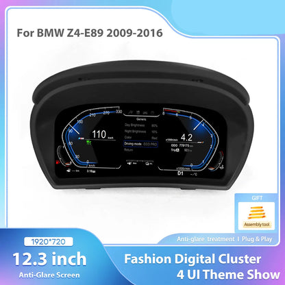 12,3 Inch Digitaal Dashboard – Auto Cockpit Display – LCD Snelheidsmeter – Virtuele Meter – Instrumentenpaneel – Plug & Play Installatie – HD 1920x720 Resolutie