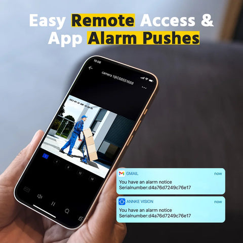 Security Camera System - 8MP Camera - Outdoor - POE Camera - Surveillance Camera - AI Human Detection - Security Camera - 1 Piece - White