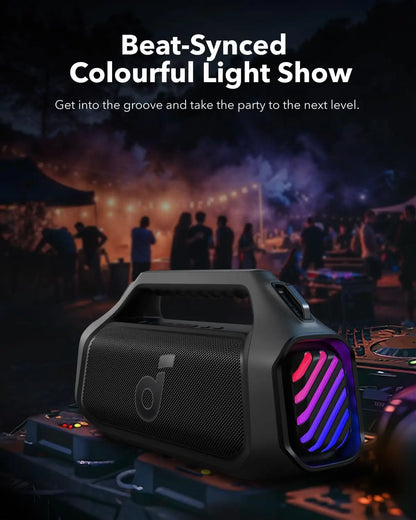 Draadloze Speaker – Outdoor Speaker – Waterdichte Speaker – Bluetooth Speaker – 140 Watt Vermogen – 20 Uur Speeltijd - QUORE