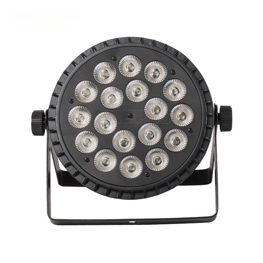 LED Par Set – Podiumverlichting – DJ Licht – Theaterlamp – Disco Spot – 4 Stuks 18x12W RGBW – Aluminium Behuizing – DMX512 Controle - QUORE