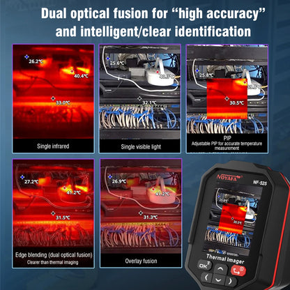NOYAFA -10~400℃ Industrial Thermal Imager 120x90 Thermal Imaging Camera Thermal Imager Water Pipe Leak Automotive Inspect Tools
