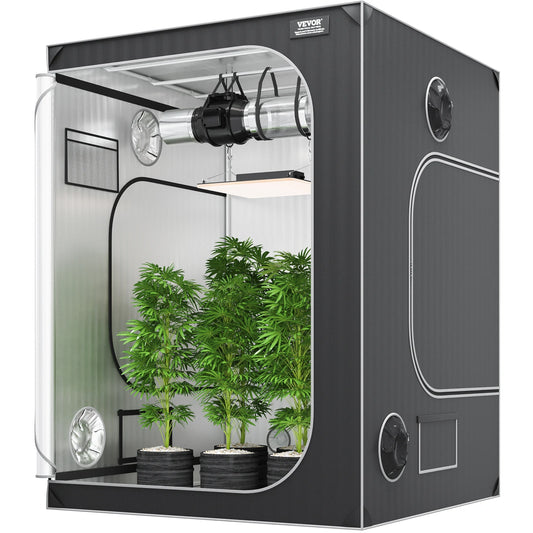 Kweektent – Groeitent – Plantentent – Binnenkweektent – Stevig 22 Mm Staal – Lichtdicht Met 2000D Oxford Stof