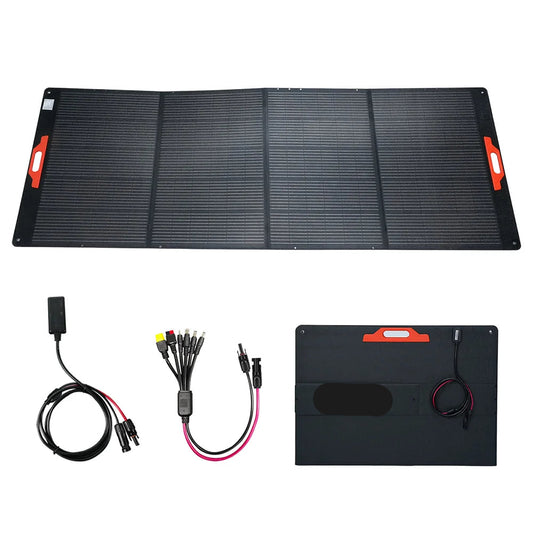 Draagbaar Zonnepaneel – Mobiel Zonnepaneel – Opvouwbaar Zonnepaneel – Compact Zonnepaneel – 400W Vermogen – IP67 Waterdicht