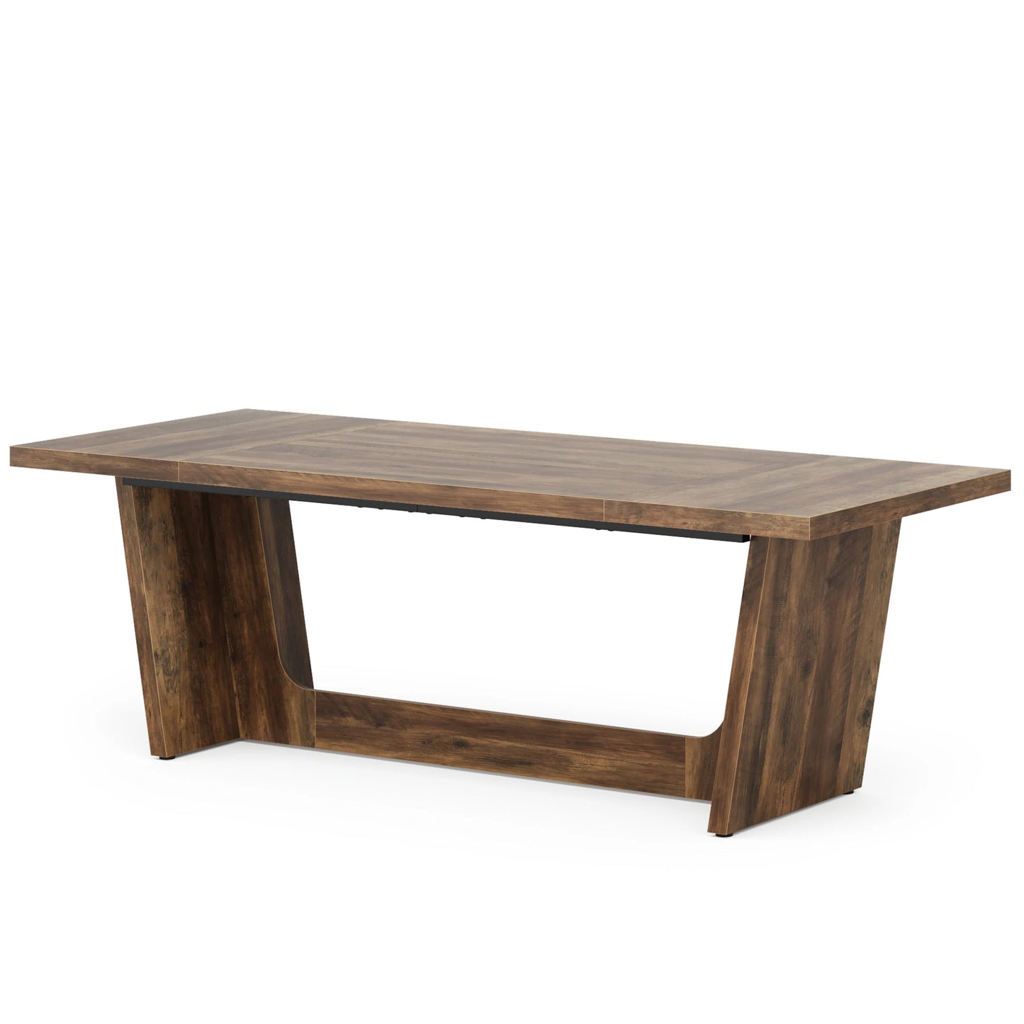 Bureautafel – Schrijftafel – Computerbureau – Werkplek – Houten Constructie – Groot Werkoppervlak – Robuust En Stevig - 180 x 80 x 75.9 cm - Bruin