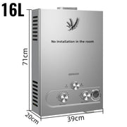 VEVOR LPG liquefied petroleum gas water heater 6L 8L 10L 12L 16L 18L liquefied petroleum gas propane butane water heater