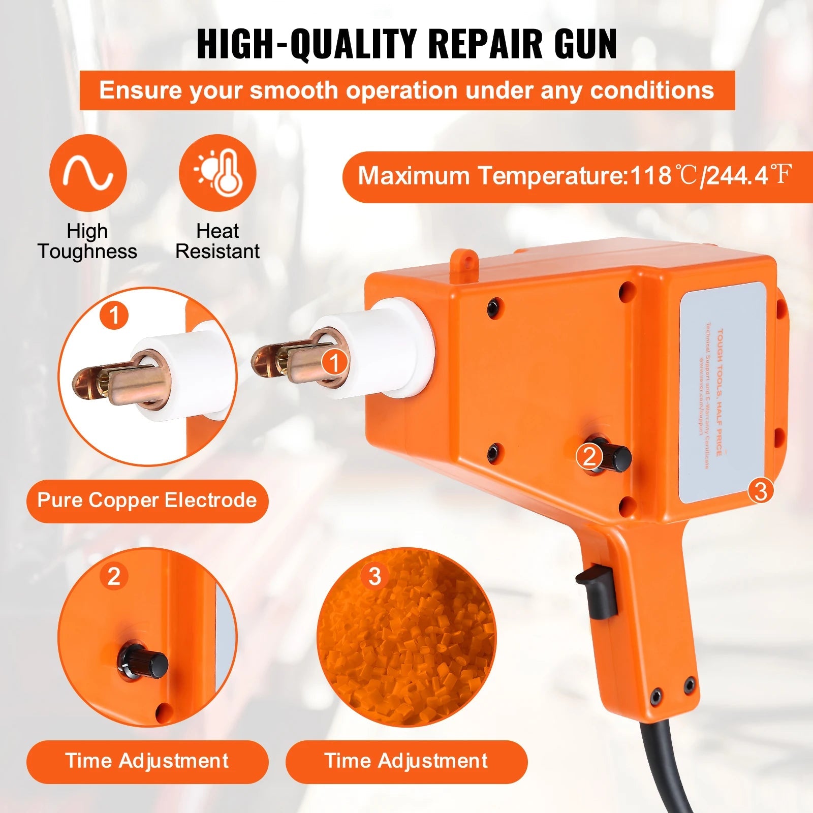 Puntlast Lasser – Deukenhersteller – Lasapparaat – Autoherstel – 4 Volt – 1600 Ampère - 800VA - QUORE