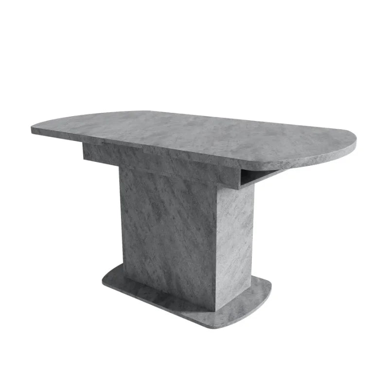 Uittrekbare Eettafel – Uitschuifbare Tafel – Flexibele Tafel – Ruimtebesparende Eettafel – Robuust Metalen Frame – Snelle Montage - 130 x 70 x 75 cm - Grijs