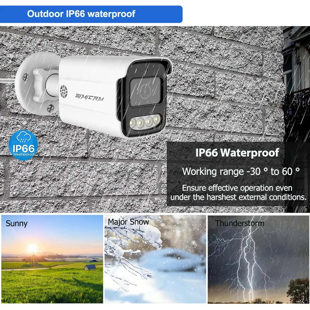 Beveiligingscamera Systeem – Camerabewaking – Camerabewakingsset – IP Camera – CCTV Beveiliging – 8CH NVR Met 4TB HDD – 5MP Ultra HD – PoE Kabelverbinding Met Humanoïde Detectie & 2-Weg Communicatie - QUORE
