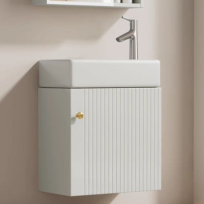 Badkamermeubelset – Badmeubel – Wastafelmeubel – Badkamerkast – Opbergmeubel – Hoogwaardig Keramiek Wastafel – Ruimtebesparend Design