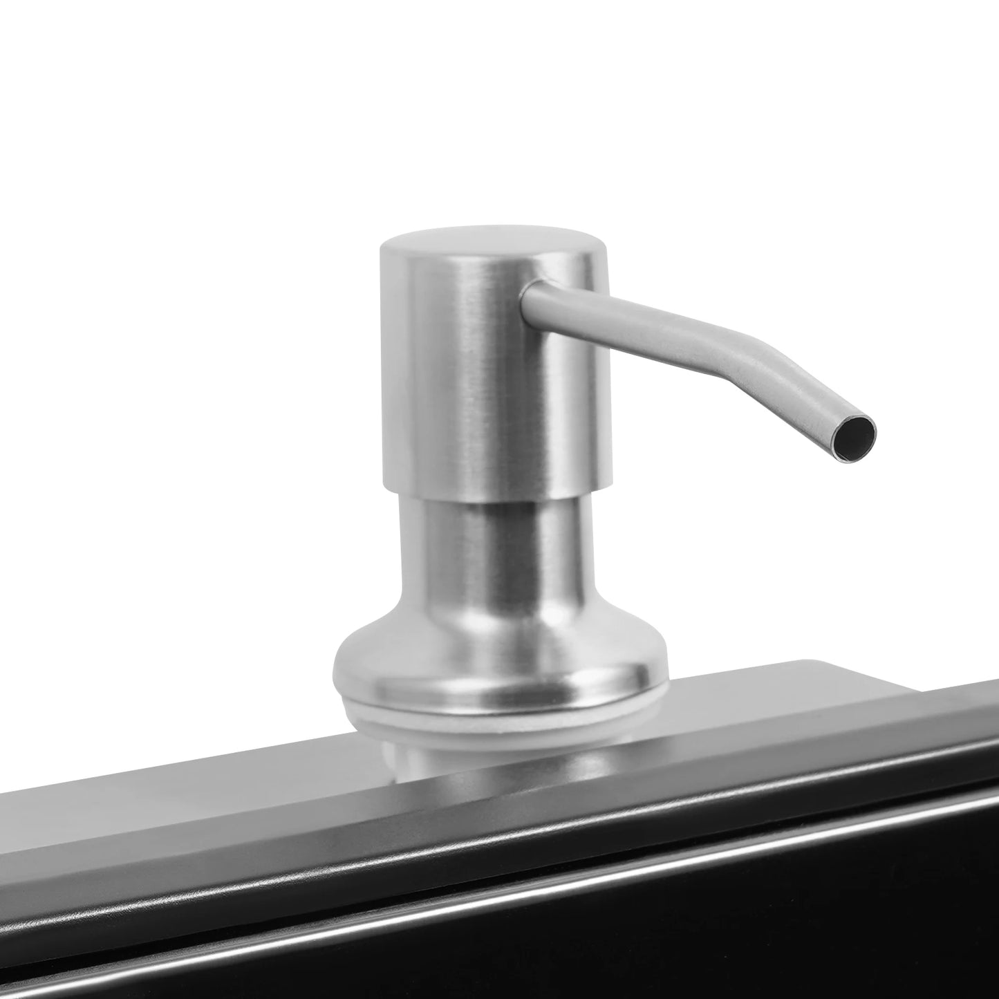 Dubbele Keukenspoelbak – Keukenspoelbak Zwart-Grijs – RVS Spoeltafel – Dubbele Spoelbak – Keukenwasbak – Groot Formaat – 304 Roestvrij Staal – Inclusief Zeepdispenser