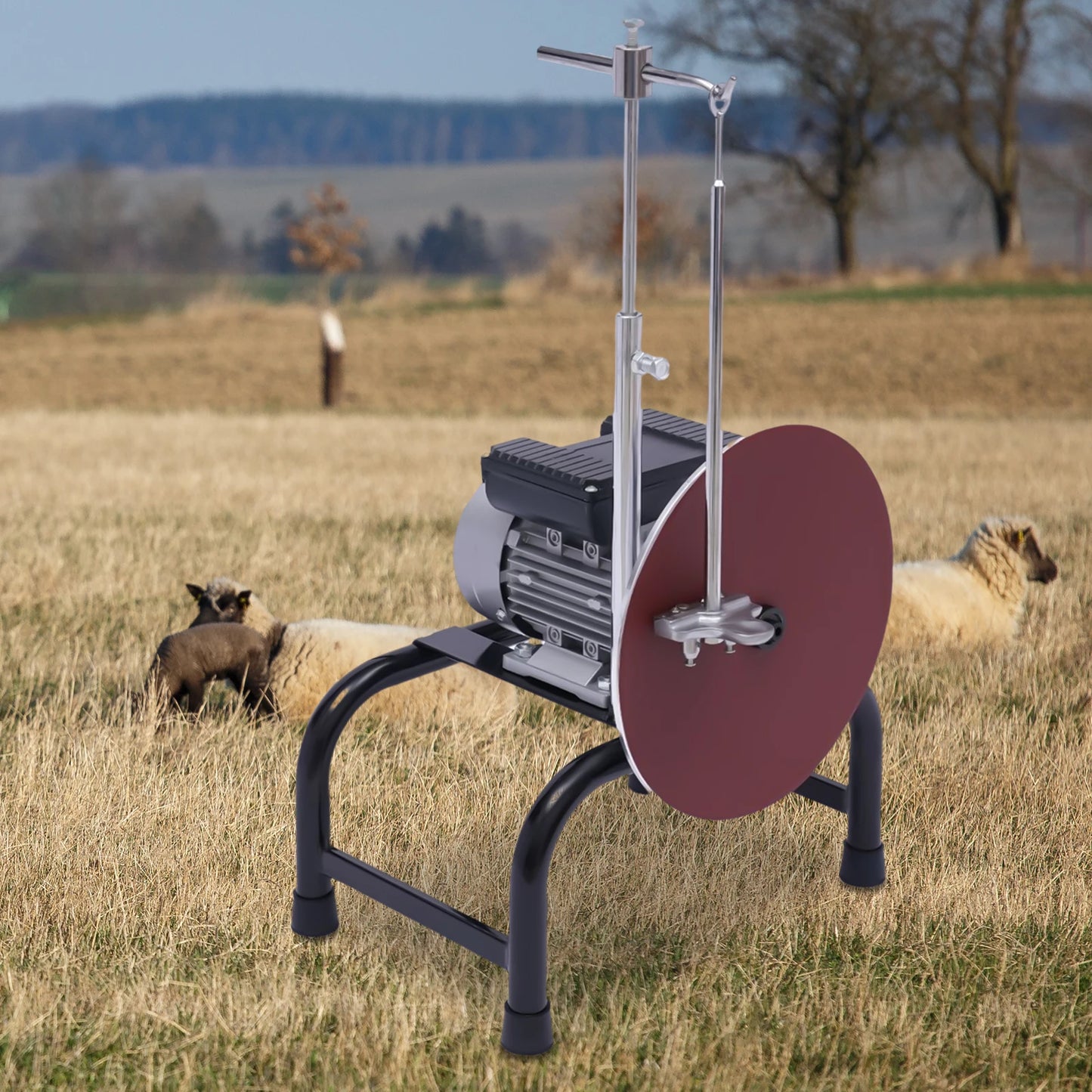 Slijpmachine Schapenschaar – Schaar Slijper – Schaarkoppen Onderhoud – Schapenscharen Scherp Maken – 480W Motor – 26 Cm Slijpschijf