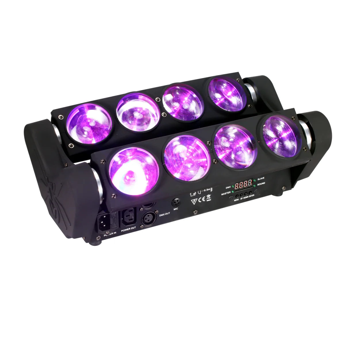 Moving Head Light – Moving Head Wash – DJ Licht – Podiumverlichting – Discolamp – Warm Light – 150W LED Vermogen – 180° Kantelbare Beam