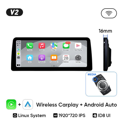 Autoradio – Multimedia Speler – Inbouw Radio – CarPlay Radio – Android Auto Radio – 12,3 Inch Touchscreen – Draadloze Connectiviteit - QUORE
