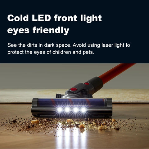 Cordless Stick Vacuum Cleaner - Stick Vacuum Cleaner - Vacuum Cleaner - Cordless Stick Vacuum Cleaner - Powerful Suction - 27000PA - &lt;500w - Yellow