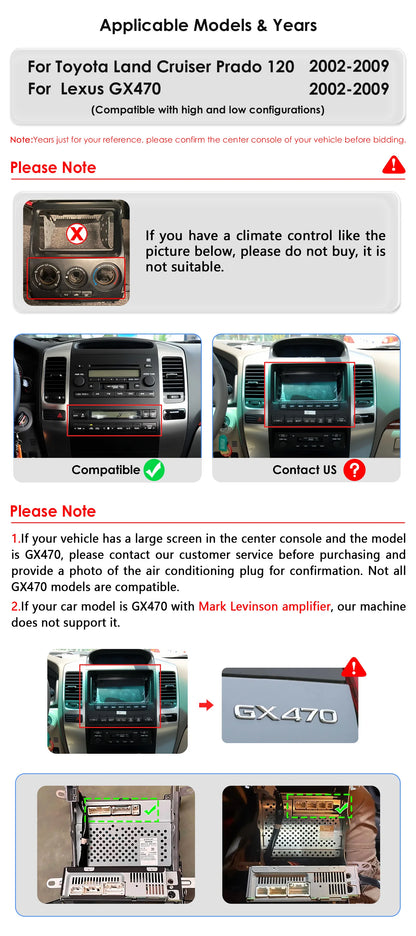 Autoradio – Multimedia Systeem – Navigatie – Touchscreen Stereo – Android 13 – 9,7" Scherm – 360° Camera Ondersteuning – CarPlay & Android Auto