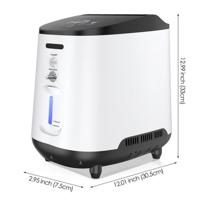 VARON Adjustable 1-7L/min Continuous Household Oxygen Concentrator Generator Home Care Oxygene Machine AC100-240V