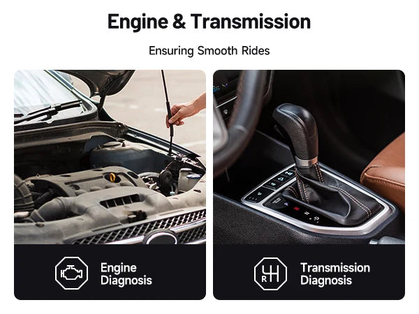 OBD Scanner - OBD2 - Auto Scanner - Auto uitlezen - Diagnose Apparatuur voor Auto's - Diagnosetool voor Alle Aystemen - Accutest - Smogcontrole - iOS Android - Bluetooth 5.0 - Voertuiggezondheidscontrole - Live Data - Resetservices