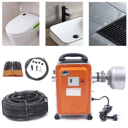Rioolontstopper – Afvoerontstopper – Leidingen Reinigen – Verstopping Verwijderen – 20 Meter Veer – 750W Motor