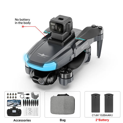 Gps Drone 4K – Drone Met Camera – Mini Drone – Vouwbare Drone – Compact – 22 Minuten Vliegtijd – 360° Laser Obstakelvermijding