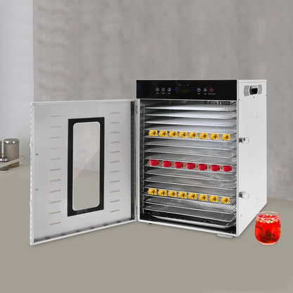 Stainless Steel Fruit Dehydrator Machine Food Dehydrator Dehydrator Machine 16-Tray Food Dehydrator