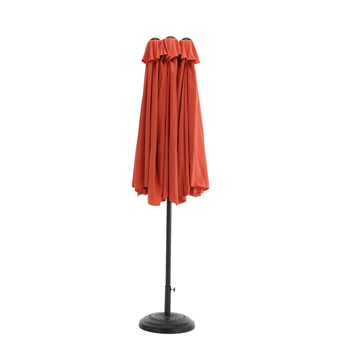 Terrasparasol – Zweefparasol – Tuinparasol – Grote Parasol – 450 Cm Breed – 12 Stalen Spaken – Roestvrij Stalen Frame