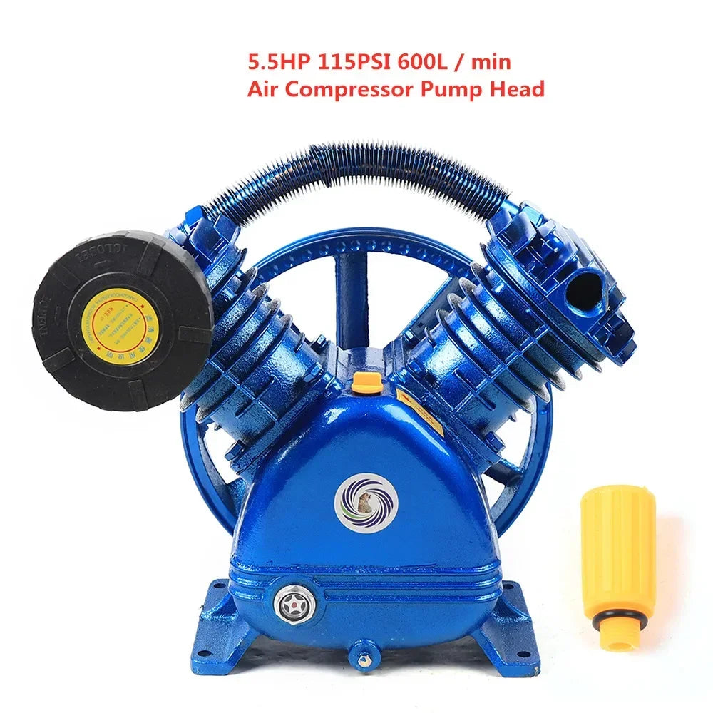 Compressorpomp – Luchtcompressor – Drukpomp – Cilinderpomp – Motorpomp – 4KW Motor – 600 L/Min Luchtopbrengst