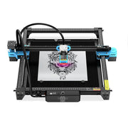 Laser Graveermachine - 40W laser - op APP bestuurbaar - Laser Cutter - Laser Graveer - Compleet - Metaal - met Accessoires - QUORE