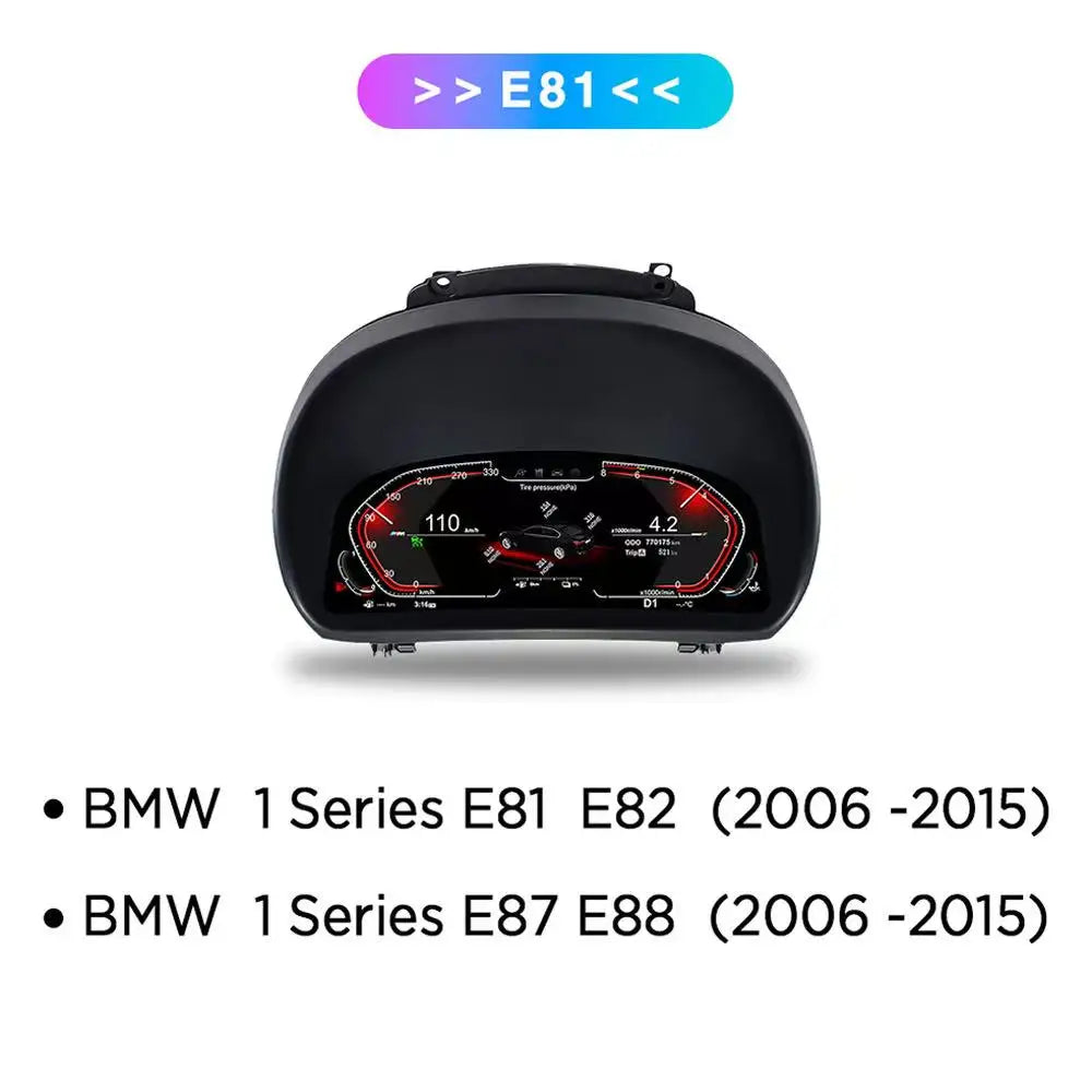 Digitaal Dashboard – Instrumentenpaneel – Virtuele Cockpit – LCD Scherm – Snelheidsmeter – 12,3 Inch HD Display – Plug & Play Installatie