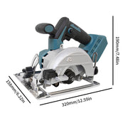 Circular saw - Circular saw machine - Battery circular saw - 18V - 125MM saw blade - No battery included