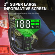 Utrai - JS-1 Pro - Jumpstarter voor Auto - Startkabels - Starthulp - 12V - 2500A - Jumpstarters - Powerbank - Zwart