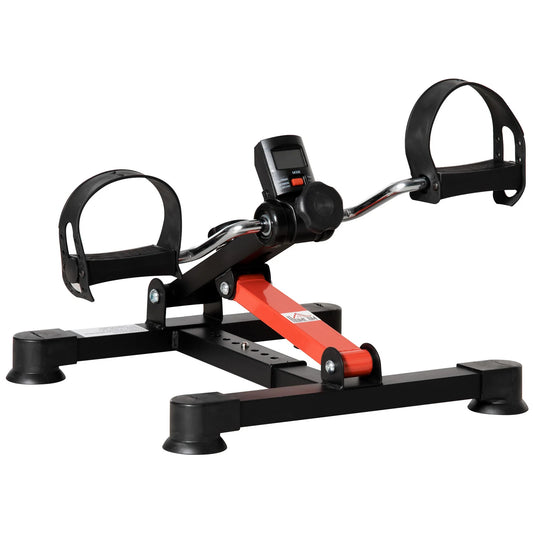 Indoorfietsen - Hometrainers - Fitness Fiets - Indoor Cycle - Indoorfiets - Mini hometrainer - in Hoogte Verstelbaar - LCD-scherm - Zwart - QUORE