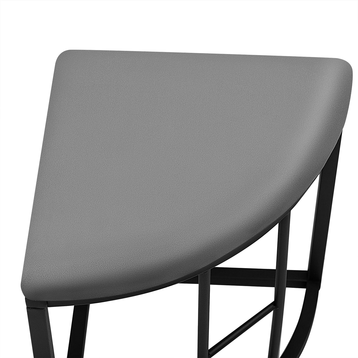 Eettafelset – Eettafel Met Krukjes – Eettafel Incl. Kruk – Moderne Eettafel – Marmerlook Tafelblad – Stevig MDF Frame - Grijs