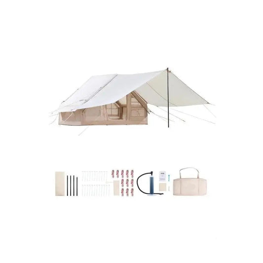 Campingtent - Opblaasbare Tent – Kampeertent – Gezinstent – Outdoor Tent – Snel Opzetten – Waterdicht 300D Oxford - QUORE