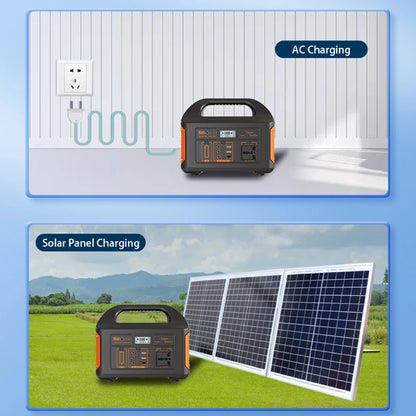 Draagbare Power Station – Mobiele Energievoorziening – Solar Generator – Noodstroomunit – Powerbank – 300W Output – LiFePO4 Batterij & LCD-Display