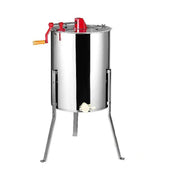 Honing Extractor - Manueel - 3 Frames - Honing centrifuge - Handmatig - Roestvrij Staal - Zilver - QUORE