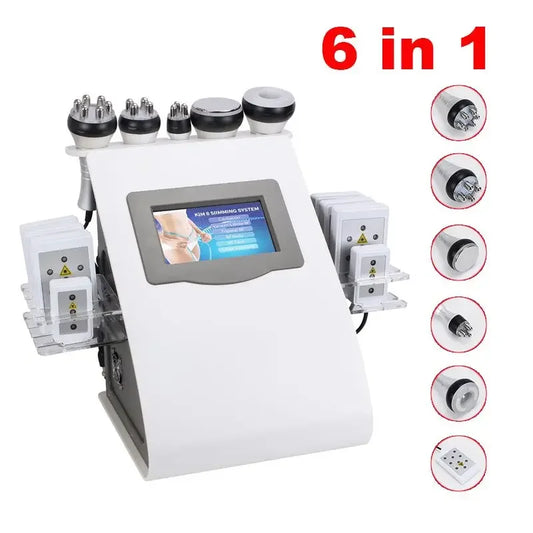 Ultrasone Vacuüm En RF Massager – Huidverzorgingsapparaat – Cellulitisbehandeling – Lichaamscontouren Verbeteren – Ultrasone Trillingen – Radiofrequentie – Vacuümzuigfunctie