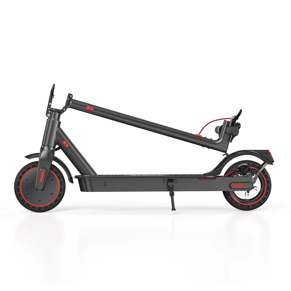 Scooter - Elektrische Step - E-Scooter - Opvouwbare - met Koplampen - Achterlichten - 42V - Oplader - EU-stekker - 8.5 Inch Honingraatband - 7.8Ah - 350W - 30km/h - 115 x 108 cm - Zwart