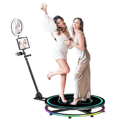 Fotohokje – Photobooth – Foto Prop Set – Foto Accessoire – Photo Booth – 360° Draaibaar – Aluminium & Roestvrij Staal