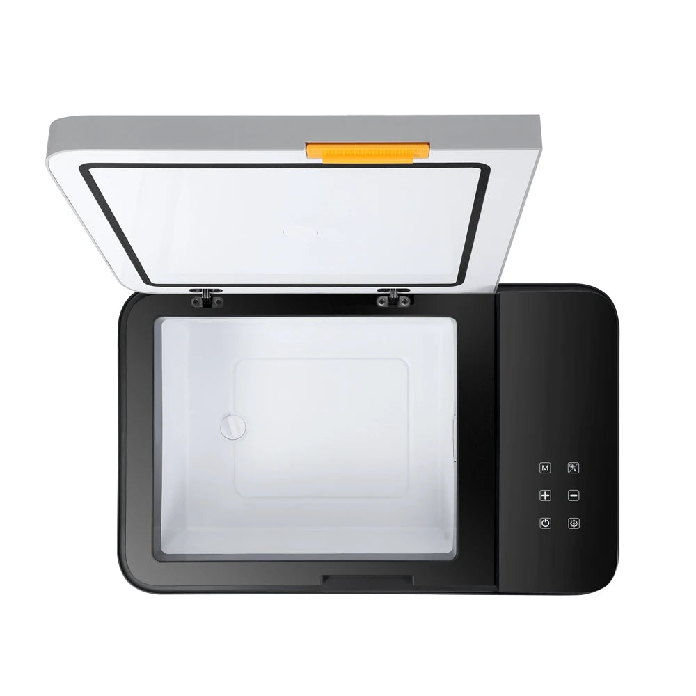 Mini Koelkast - Auto Koelkast - Mini Fridge - Frigo - Draagbare - Kleine -Compressor Koelbox - Elektrische Vriesbox - Enkel Zone - Digitaal Display - Compacte -  220V - 28L - 62.3 x 37.8 x 37 cm - Zwart
