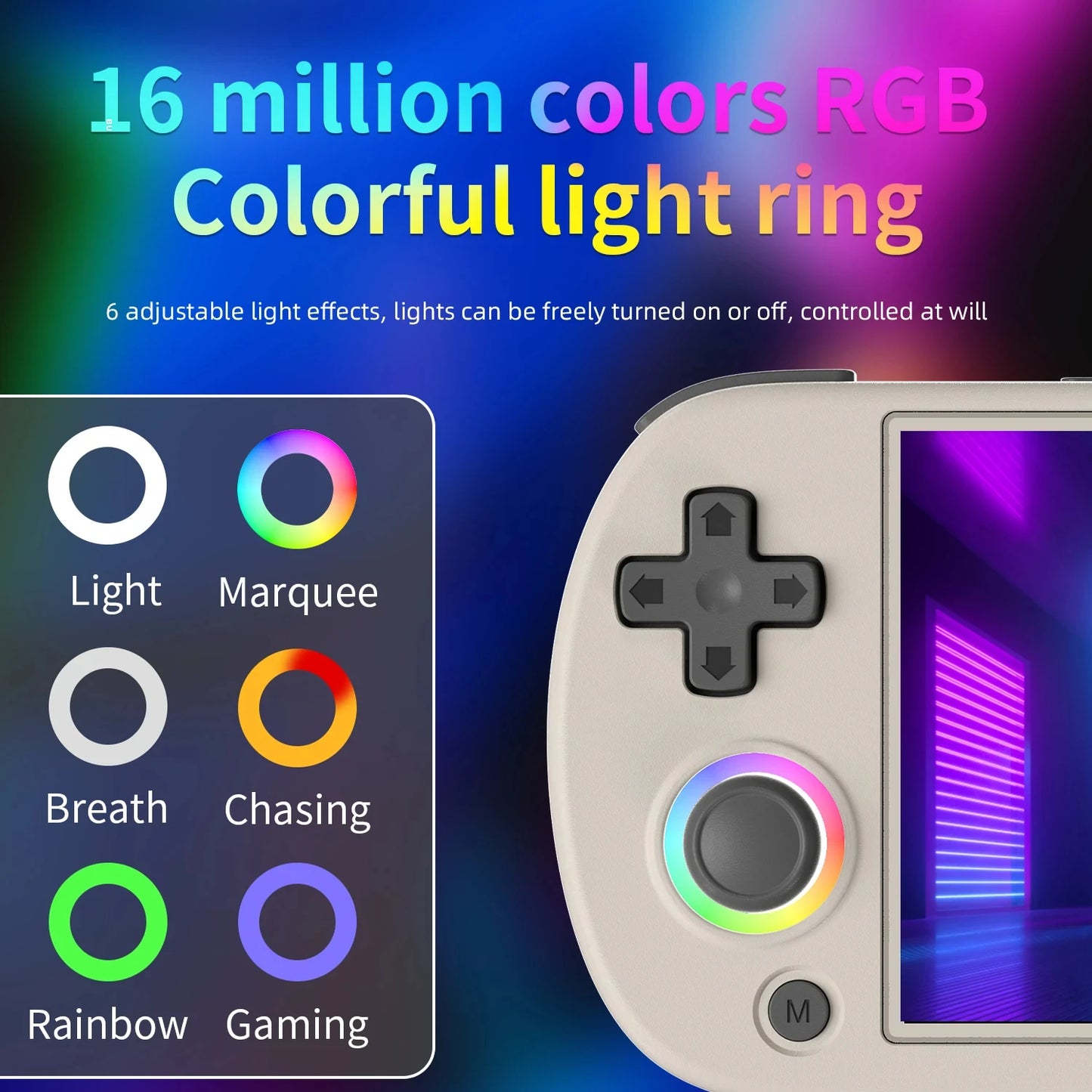 ANBERNIC RG40XX H 64 Bit Linux Retro Handheld Game Console 4.0'' IPS Screen Supports 5G WiFi Bluetooth HDMI-TV Output RG40XXH - QUORE