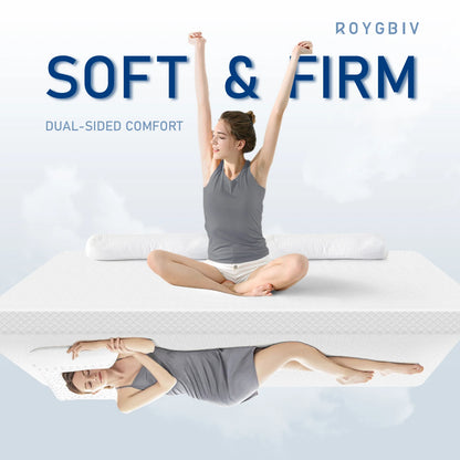 Topper – Matrasverbeteraar – Matrasbeschermer – Gelmatras – Traagschuim Topmatras – 7 cm Dik – 180x200 cm – Drukverlaging – Verkoelende Gellaag - QUORE
