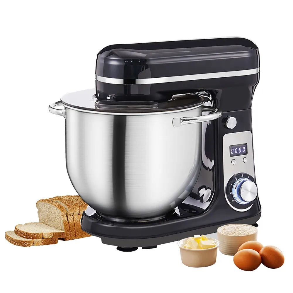 Keukenmachine - Foodmixer Met 1200W Krachtige Motor - Keukenmachine Bosch Met 6L RVS Kom