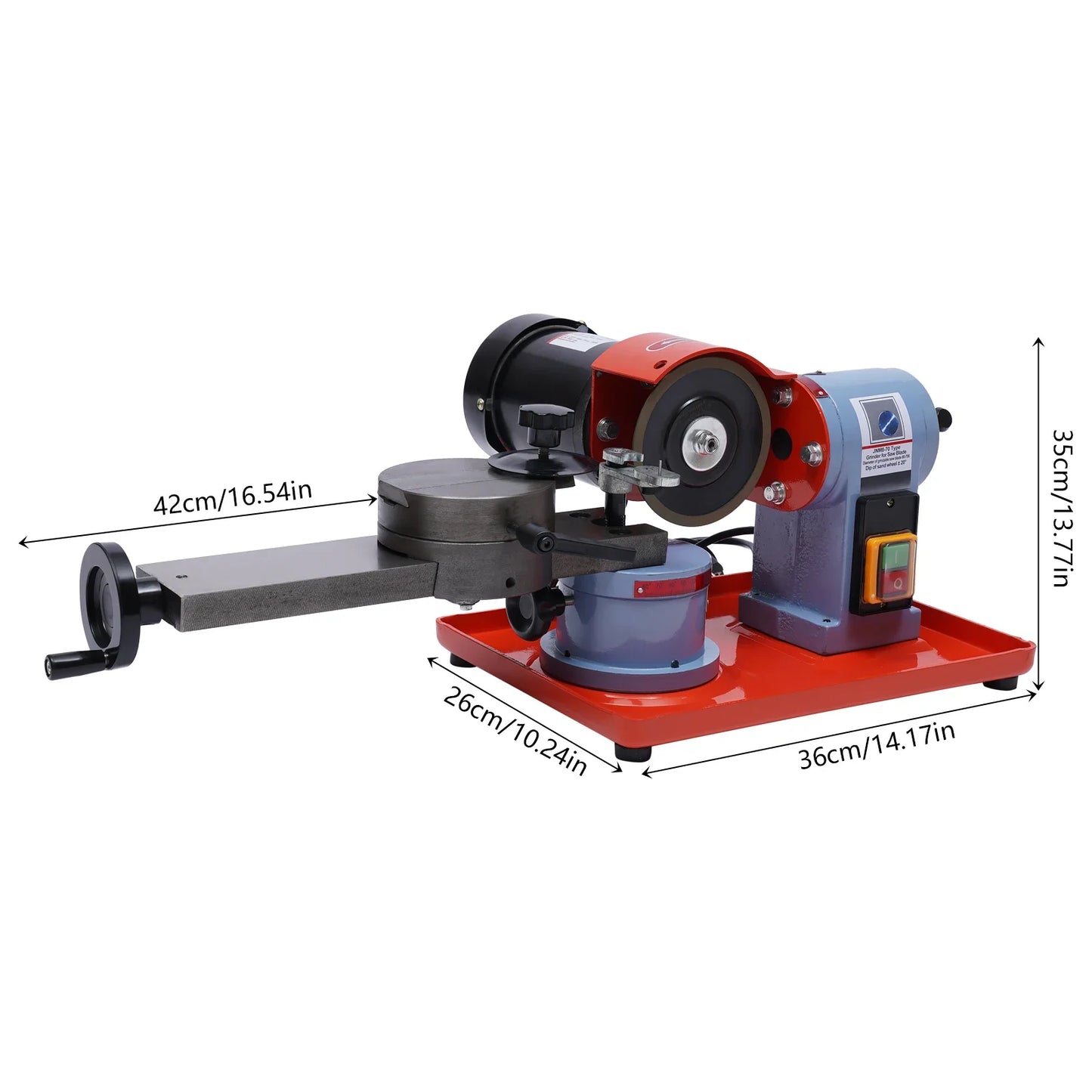Cirkelzaagblad Slijpmachine – Zaagbladslijper – Cirkelzaag Slijper – Zaagbladscherper – 250 Watt Motor – Instelbare Rotatiesnelheid – Verstelbare Hoek